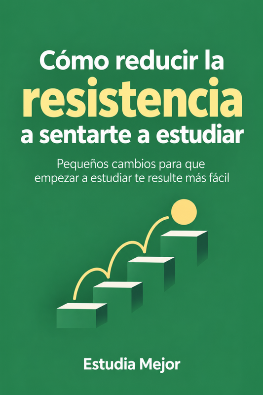 CÓMO REDUCIR LA RESISTENCIA A SENTARTE A ESTUDIAR